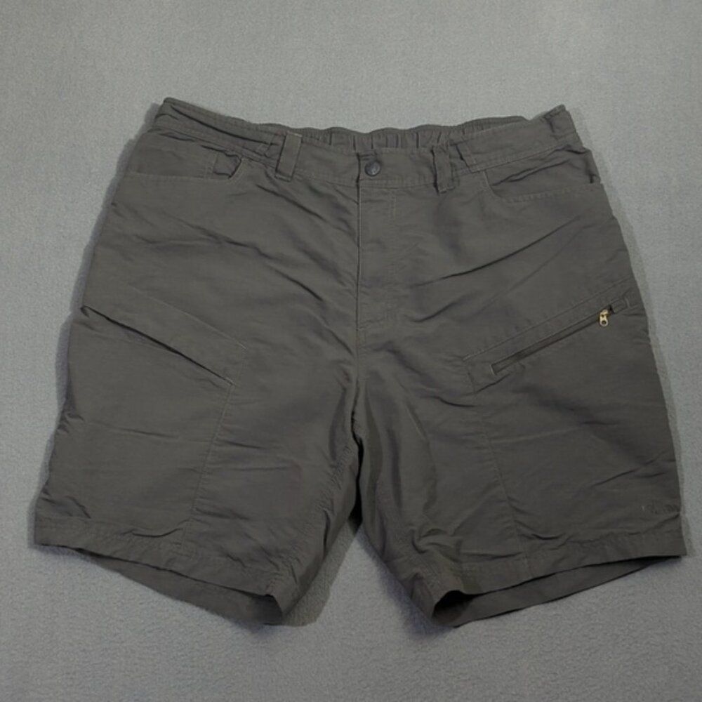 The North Face Shorts Men's XXL Gray Paramount Trail Hiking Nylon Outdoor